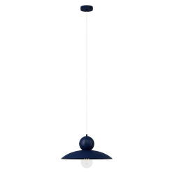 E 1 lampa wisząca granatowy 41669