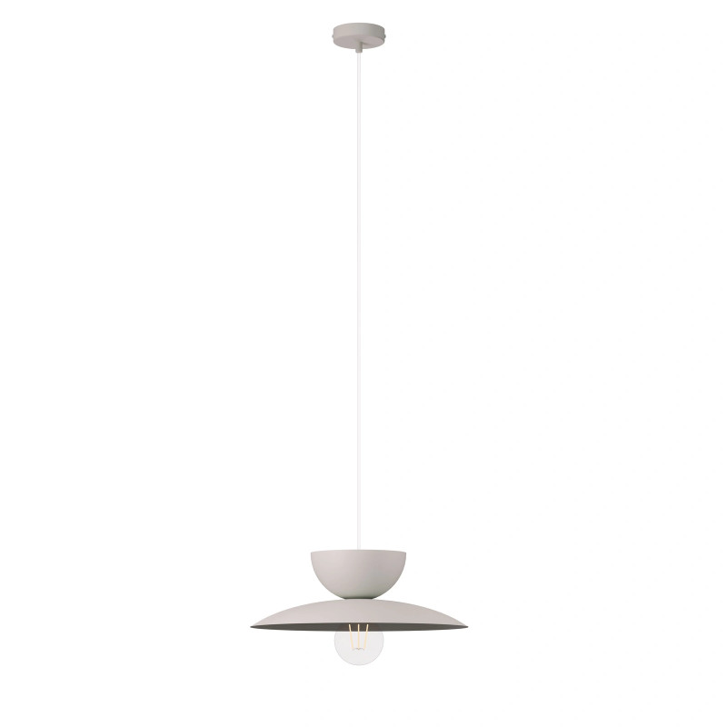 C 1 lampa wisząca szary beż 41695