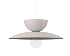 C 1 lampa wisząca szary beż 41695