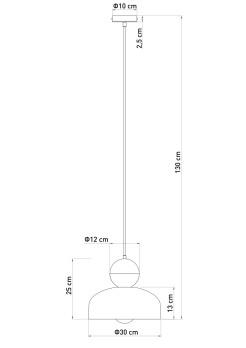 G 1 lampa wisząca szary bez 41805