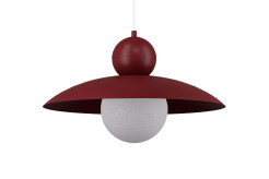 I 1 lampa wisząca bordowy 41905