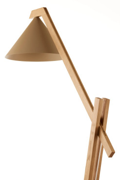 lampa podłogowa ciepły beż/jasny brąz 41631