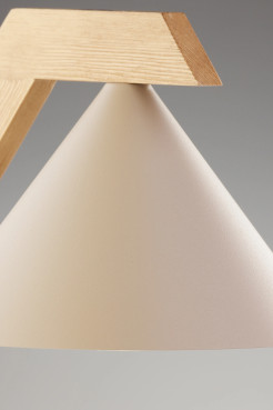 lampka ciepły beż/jasny brąz 41812