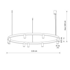 FOURTY ROUND LED 12287