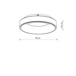 NIKKI ROUND LED 12364