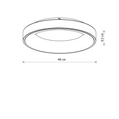 NIKKI ROUND LED 12365
