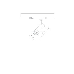 CTLS SPOT ZOOM LED 10W 12315