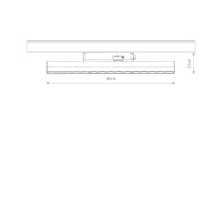 PROFILE LINE LED 20W 12400