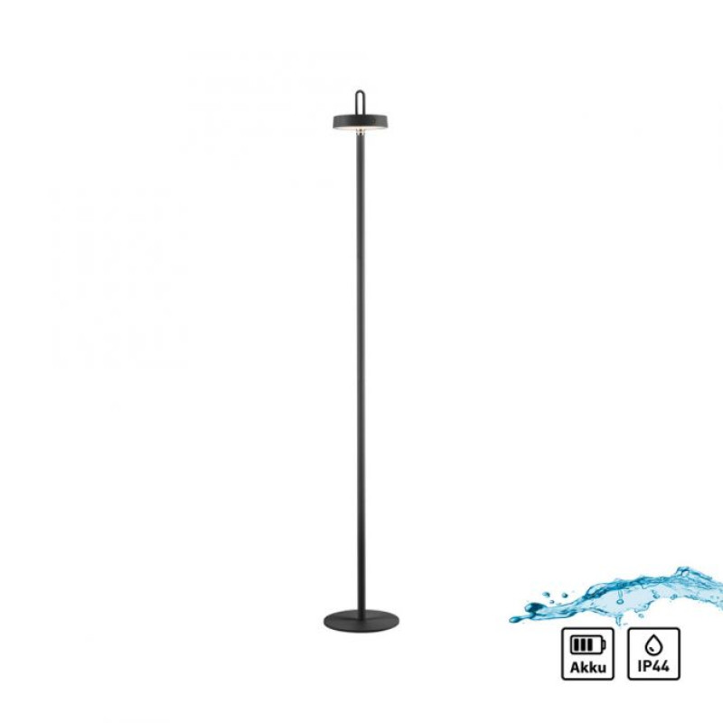 19311-18 AMAG LAMPA PODŁOGOWA/ZEWNĘTRZNA BEZPRZEWODOWA CZARNY
