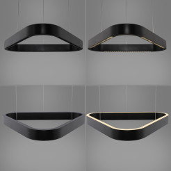 2690-18 Q-STRETTO LAMPA WISZĄCA CZARNA