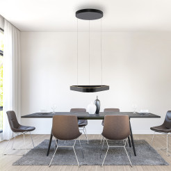 2690-18 Q-STRETTO LAMPA WISZĄCA CZARNA