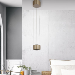 2657-97 Q-STRETTO LAMPA WISZĄCA BRĄZOWA