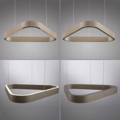2690-97 Q-STRETTO LAMPA WISZĄCA BRĄZ