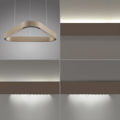 2690-97 Q-STRETTO LAMPA WISZĄCA BRĄZ