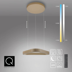 2690-97 Q-STRETTO LAMPA WISZĄCA BRĄZ
