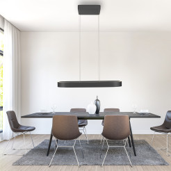 2688-18 Q-STRETTO LAMPA WISZĄCA CZARNA