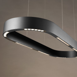 2688-18 Q-STRETTO LAMPA WISZĄCA CZARNA