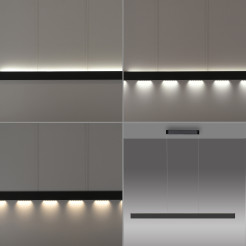 2687-18 Q-STRETTO LAMPA WISZĄCA CZARNA