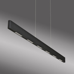 2687-18 Q-STRETTO LAMPA WISZĄCA CZARNA