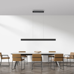 2687-18 Q-STRETTO LAMPA WISZĄCA CZARNA