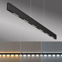 2687-18 Q-STRETTO LAMPA WISZĄCA CZARNA