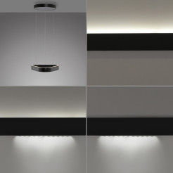 2689-18 Q-STRETTO LAMPA WISZĄCA CZARNA