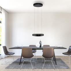 2689-18 Q-STRETTO LAMPA WISZĄCA CZARNA