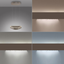 2689-97 Q-STRETTO LAMPA WISZĄCA BRĄZ