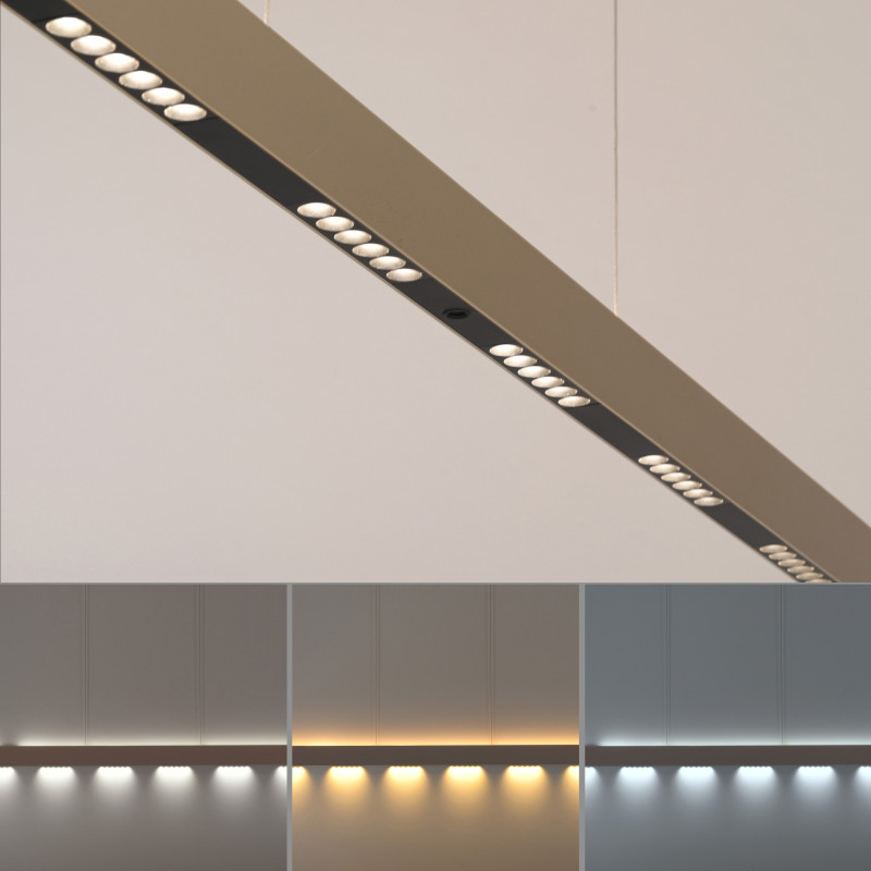 2687-97 Q-STRETTO LAMPA WISZĄCA BRĄZ