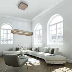 2688-97 Q-STRETTO LAMPA WISZĄCA BRĄZ