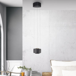2657-18 Q-STRETTO LAMPA WISZĄCA CZARNA