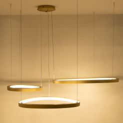 MS756090 LIRIA LAMPA WISZĄCA ZŁOTA/GOLD
