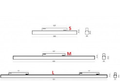11009 OPRAWA 60cm 24W CCT CZARNA