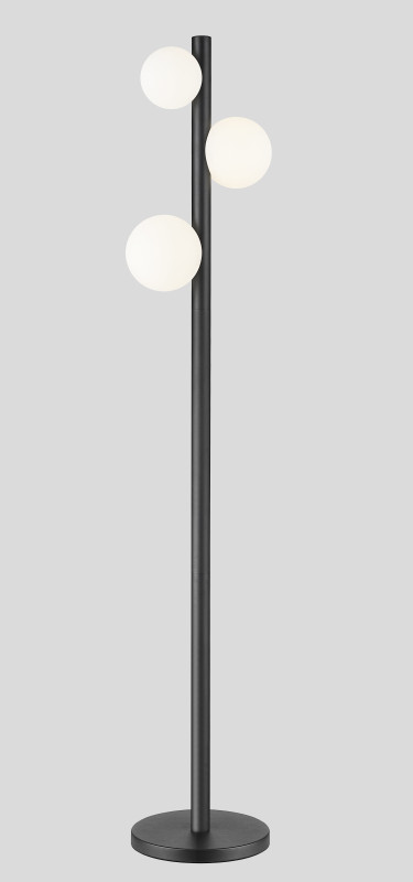 F0574-03N-P7AA FORES LAMPA PODŁOGOWA CZARNY MAT/MATT BLACK