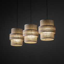 CALISTO JUTA LAMPA WISZĄCA 3 10978