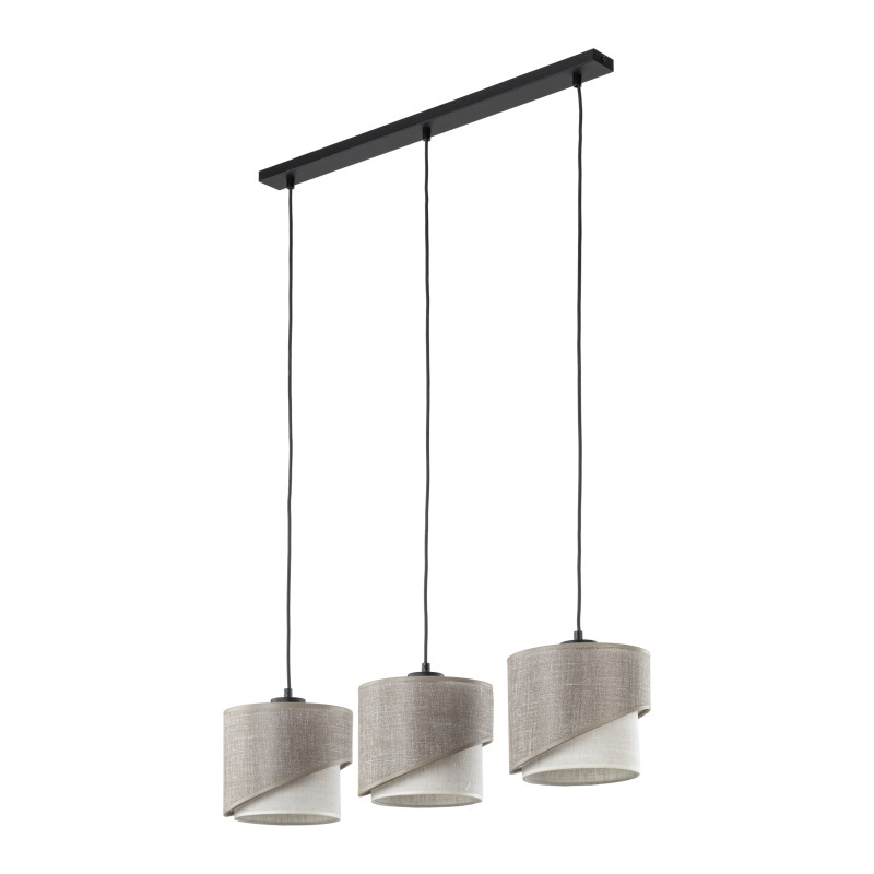 ELBRUS LINEN LAMPA WISZĄCA LISTWA 3XE27 10868