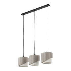 ELBRUS LINEN LAMPA WISZĄCA LISTWA 3XE27 10868