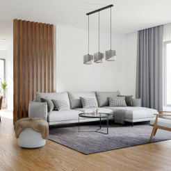 ELBRUS LINEN LAMPA WISZĄCA LISTWA 3XE27 10868