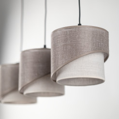 ELBRUS LINEN LAMPA WISZĄCA LISTWA 3XE27 10868