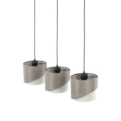 ELBRUS LINEN LAMPA WISZĄCA LISTWA 3XE27 10868