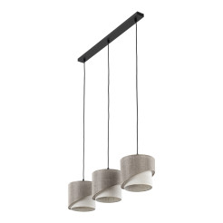 ELBRUS LINEN LAMPA WISZĄCA LISTWA 3XE27 10868