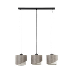 ELBRUS LINEN LAMPA WISZĄCA LISTWA 3XE27 10868