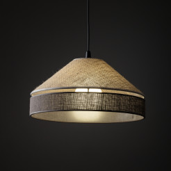 ELISS BLACK JUTA LAMPA WISZACA 1XE27 10874