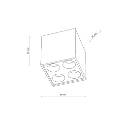 ARCO WHITE CCT 8W 18165