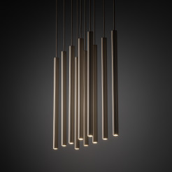FERRO SABIA CHAMPAGNE LAMPA WISZĄCA 10XG9 LISTWA 11491