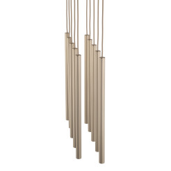 FERRO SABIA CHAMPAGNE LAMPA WISZĄCA 10XG9 LISTWA 11491