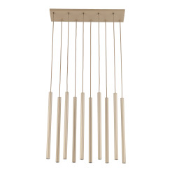 FERRO SABIA CHAMPAGNE LAMPA WISZĄCA 10XG9 LISTWA 11491