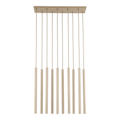 FERRO SABIA CHAMPAGNE LAMPA WISZĄCA 10XG9 LISTWA 11491