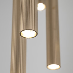 FERRO SABIA CHAMPAGNE LAMPA WISZĄCA 10XG9 KOŁO 11494