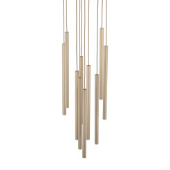 FERRO SABIA CHAMPAGNE LAMPA WISZĄCA 10XG9 KOŁO 11494